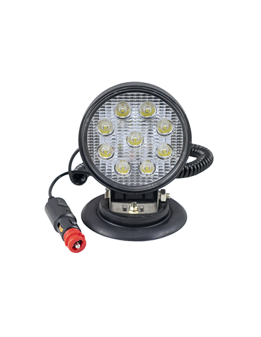 PROIECTOR DE LUCRU CU LED. ROTUND. LUMINA CONCENTRATA. BAZA MAGNETICA JBM