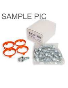 Set prezoane Kit PCD Change montaj aliaj M12 X 1.25 Surub L 30mm | Hex 19 | 20buc Conic Inel Int 65.1/Ext 70.1