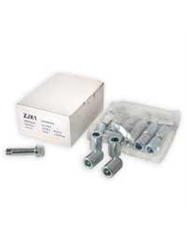 Set prezoane aliaj M12X1.50 Piulita Hex 21 | 24buc Conic Fara Inel