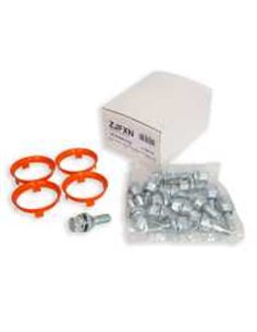 Set prezoane PCD change aliaj M12X1.25 Surub L 30mm | 19 Hex | 16buc Conic Inel Int 58.1/Ext 60.1