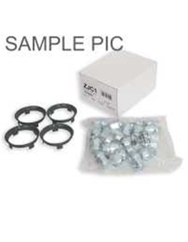 Set prezoane aliaj M12X1.50 Piulita Hex 19 | 16buc Conic Inel Int 56.1/Ext 60.1
