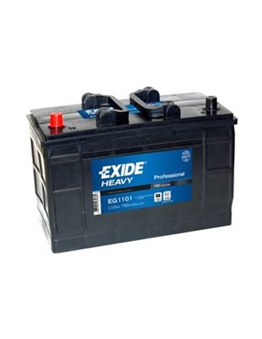 EXIDE PROFESSIONAL 12V 110Ah 750A - Borna Inversa (stanga +)