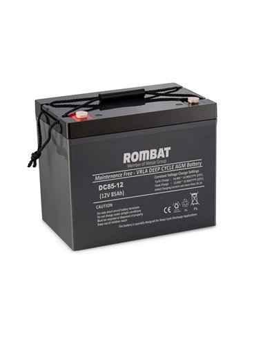 ROMBAT STATIONARA AGM 12V 85Ah - Borna Inversa (stanga +)