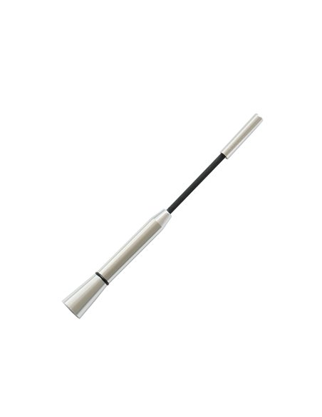 ANTENA AUTO EXTERIOR CROMATA 15.8 CM CU 3 ADAPTOARE (4-5-6MM)