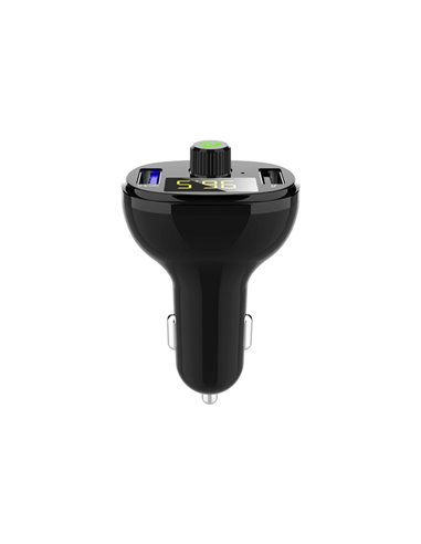 INCARCATOR AUTO 1XUSB QC3.0 SI 1XUSB 2.4A CU BLUETOOTH SI MODULATOR FM