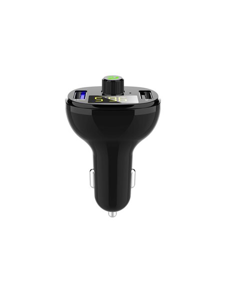 INCARCATOR AUTO 1XUSB QC3.0 SI 1XUSB 2.4A CU BLUETOOTH SI MODULATOR FM