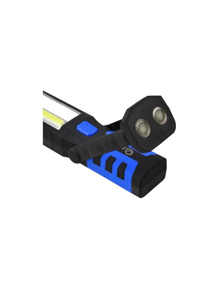LANTERNA DE LUCRU SUB CAPOTA REINCARCABILA 120 LED MAGNETICA  12/230V