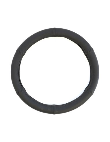 HUSA VOLAN PIELE NATURALA MULTI LINE NEGRU39-41 CM