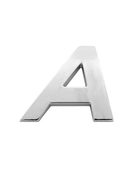 ORNAMENT AUTO 3D. LITERA A. 26 MM. CROMAT