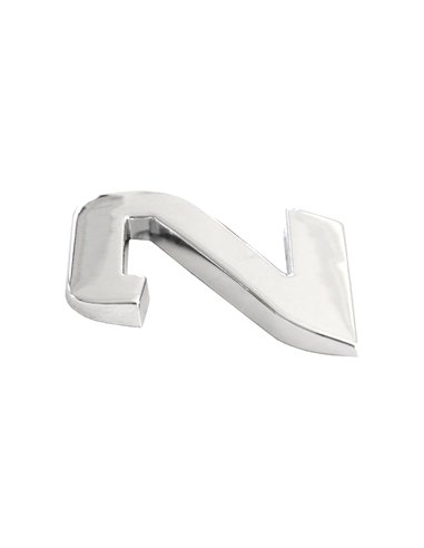 ORNAMENT AUTO 3D. CIFRA 2. 26 MM. CROMAT