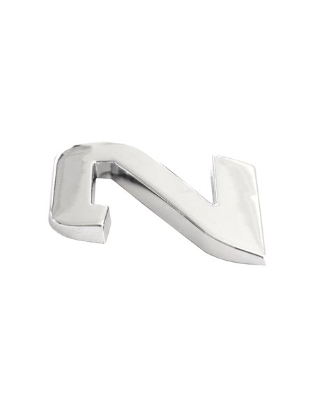 ORNAMENT AUTO 3D. CIFRA 2. 26 MM. CROMAT