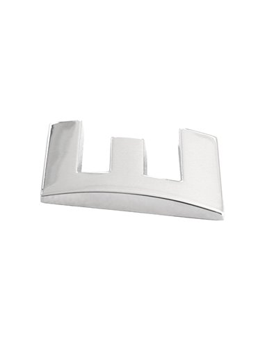 ORNAMENT AUTO 3D. LITERA E. 26 MM. CROMAT