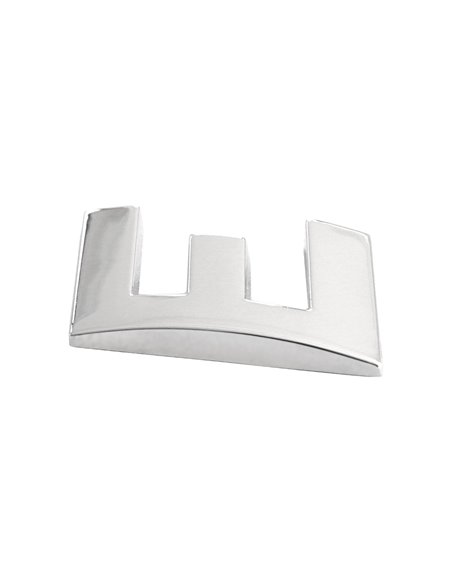 ORNAMENT AUTO 3D. LITERA E. 26 MM. CROMAT
