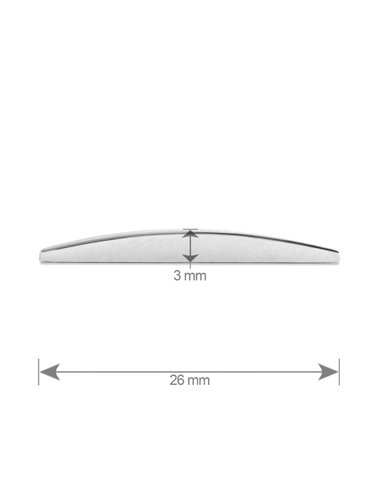 ORNAMENT AUTO 3D. LITERA G. 26 MM. CROMAT