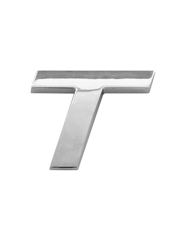 ORNAMENT AUTO 3D. LITERA T. 26 MM. CROMAT