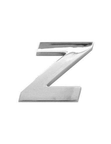 ORNAMENT AUTO 3D. LITERA Z. 26 MM. CROMAT