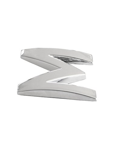 ORNAMENT AUTO 3D. LITERA M. 26 MM. CROMAT
