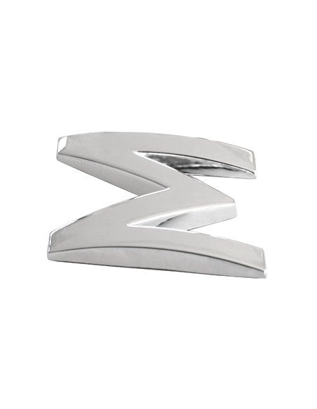 ORNAMENT AUTO 3D. LITERA M. 26 MM. CROMAT