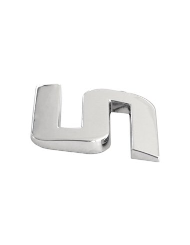 ORNAMENT AUTO 3D. LITERA S. 26 MM. CROMAT