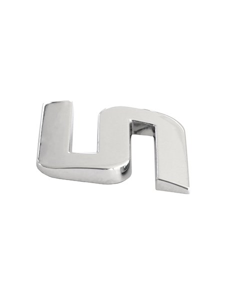 ORNAMENT AUTO 3D. LITERA S. 26 MM. CROMAT