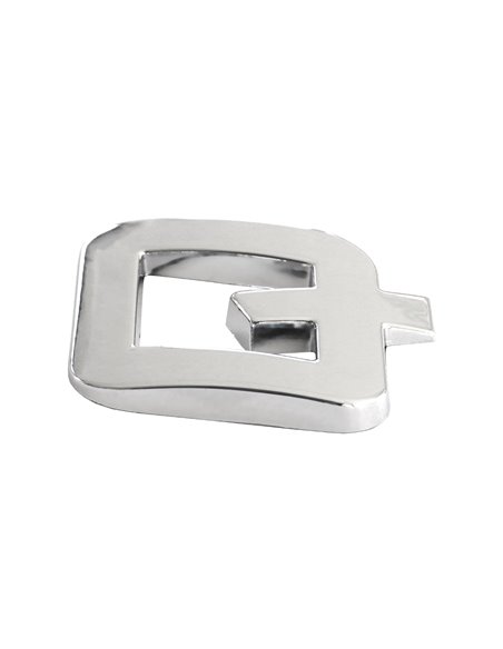 ORNAMENT AUTO 3D. LITERA Q. 26 MM. CROMAT