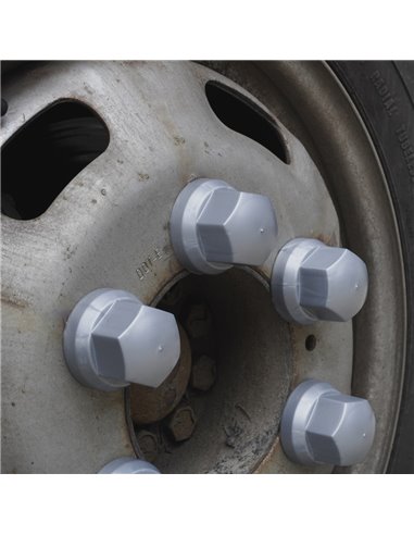 SET 10 BUCATI CAPAC PLASTIC PENTRU PREZON ROATA 32' GRI 54.5 MM