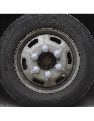 SET 10 BUCATI CAPAC PLASTIC PENTRU PREZON ROATA CU INDICATOR 33' GRI 54.5 MM