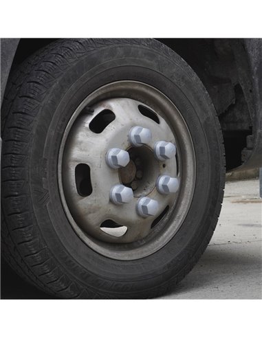 SET 10 BUCATI CAPAC PLASTIC PENTRU PREZON ROATA 33' GRI 41 MM