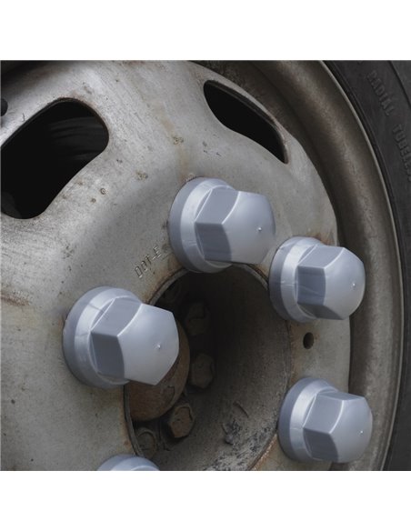 SET 10 BUCATI CAPAC PLASTIC PENTRU PREZON ROATA 33' GRI 41 MM