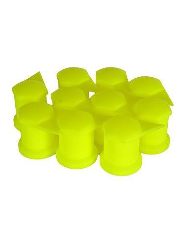 SET 10 BUCATI CAPAC PLASTIC PENTRU PREZON ROATA CU INDICATOR 33' NEON