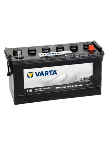 VARTA Promotive Black 12V 100Ah 600A - Borna Normala (dreapta +)