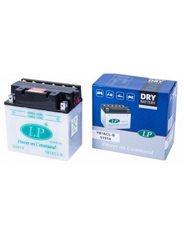 LANDPORT DRY Power on Command - moto 12V 19Ah - Borna Normala (dreapta +)