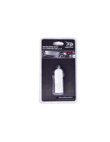 STECHER BRICHETA AUTO CU 2 PORTURI USB 2.1 A