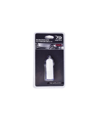 STECHER BRICHETA AUTO CU 2 PORTURI USB 2.1 A