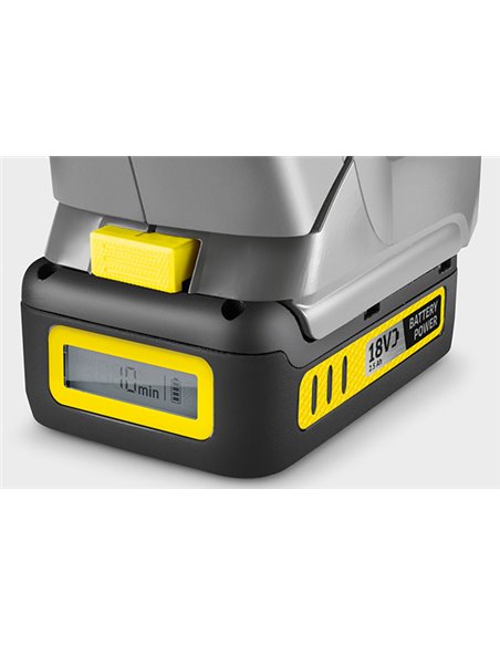 ASPIRATOR PORTABIL CU ACUMULATORI LI-ION. 18 V / 2.5 AH - KARCHER