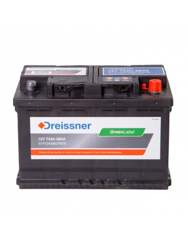 DREISSNER GREEN LABEL 12V 74Ah 680A -...
