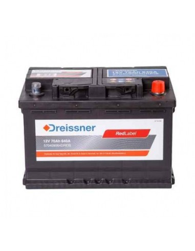 DREISSNER RED LABEL 12V 70Ah 640A -...