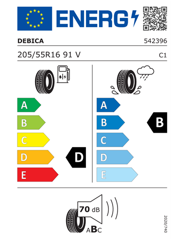 DEBICA PRESTOHP2  205/55 R16 91V