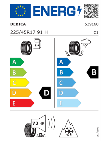 DEBICA FRIGOHP2 225/45 R17 91H