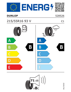 DUNLOP SP SPORT BLURESPONSE 215/55 R16 93V 2