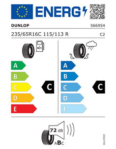 DUNLOP ECONODRIVE 235/65 R16C 115/113R 2