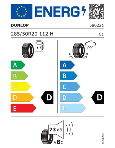 DUNLOP GRANDTREK AT5 285/50 R20 112H