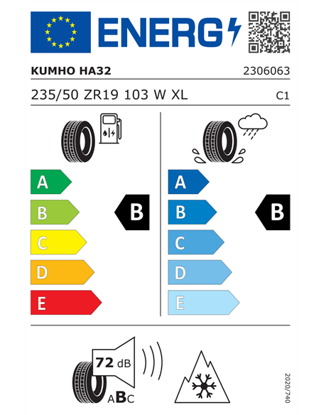 KUMHO SOLUS HA32 235/50 R19 103W XL
