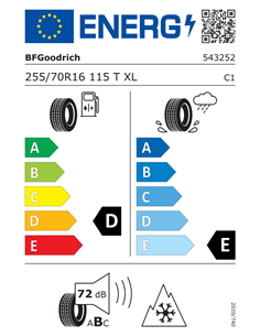 BF GOODRICH TRAIL-TERRAIN TA 255/70 R16 115T XL 2