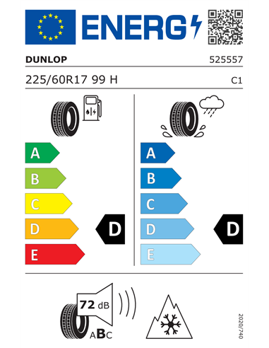 DUNLOP SP WINTER SPORT 3D 225/60 R17 99H RUNFLAT