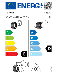 DUNLOP SP WINTER SPORT 3D 245/40 R18 97V XL 2