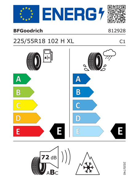 BF GOODRICH TRAIL-TERRAIN TA 225/55 R18 102H XL