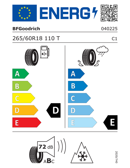 BF GOODRICH TRAIL-TERRAIN TA 265/60 R18 110T