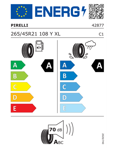 PIRELLI PZERO E 265/45 R21 108Y XL