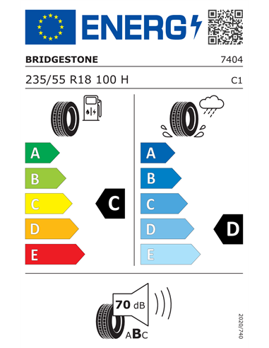 BRIDGESTONE DUELER HT 687 235/55 R18 100H